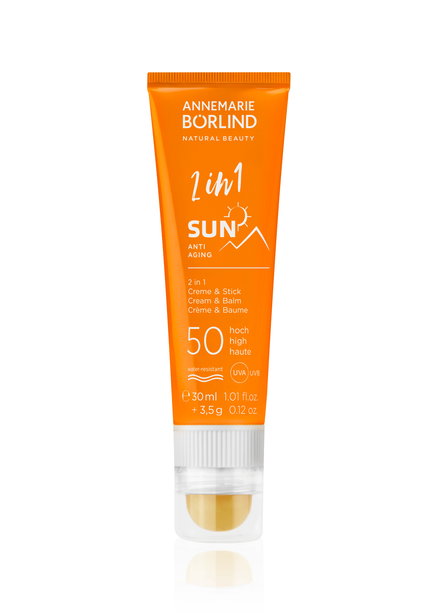 2 in 1 Sonnen-Creme & Stick LSF 50