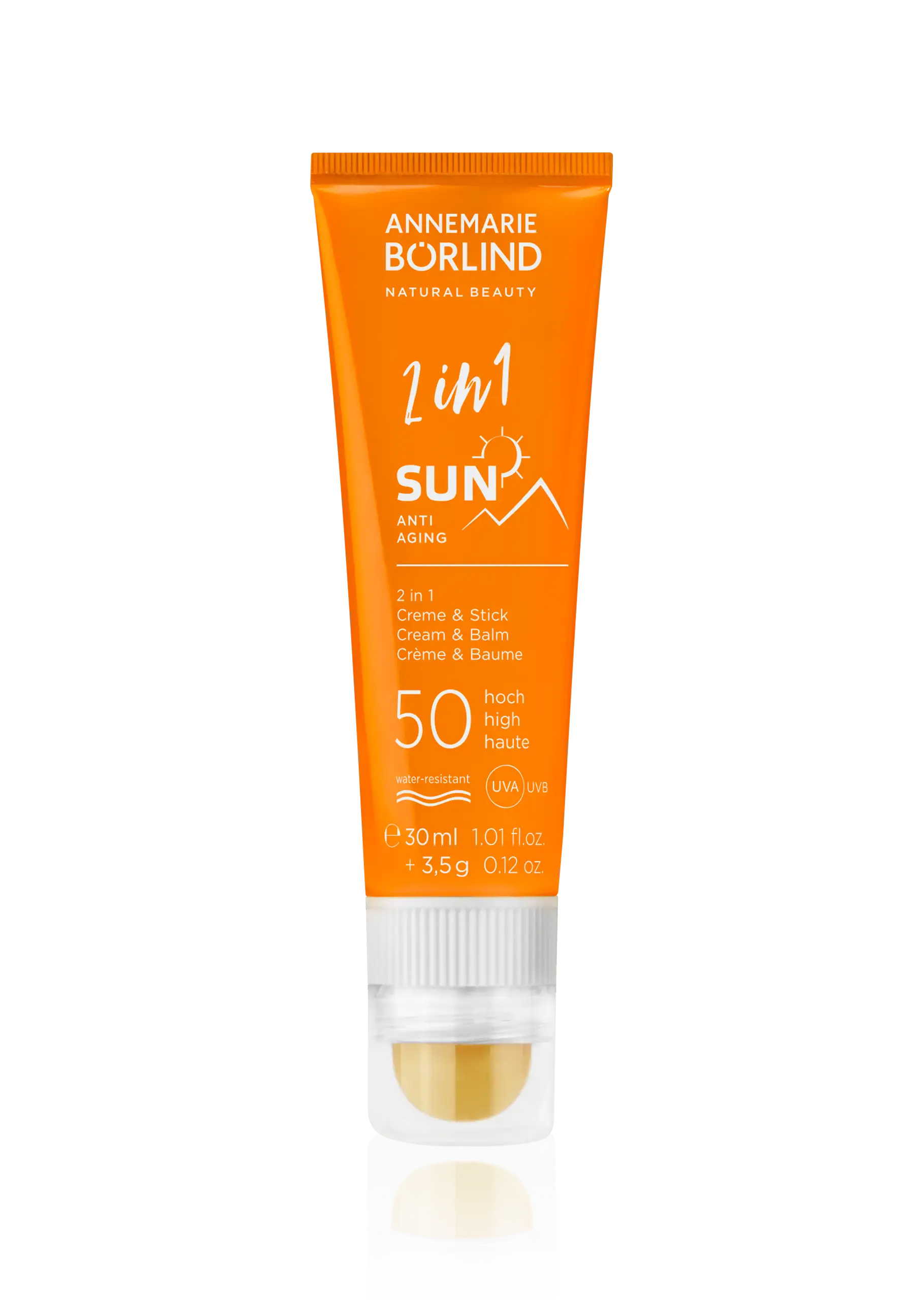 2 en 1 Crème Solaire & Baume IP50 2 en 1 Crème Solaire & Baume IP50