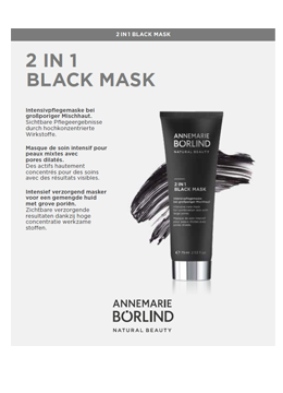 2 IN 1 BLACK MASK