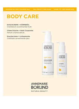 BODY CARE Crème Douche & Huile Corporelle